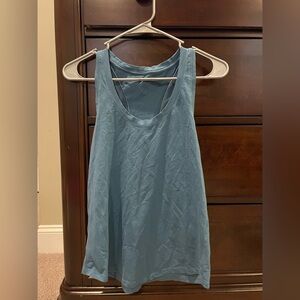 lululemon athletica Blue Sleeveless Tank Top